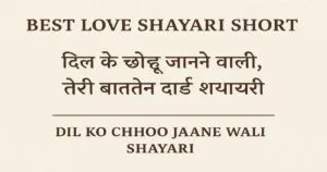 love shayari short