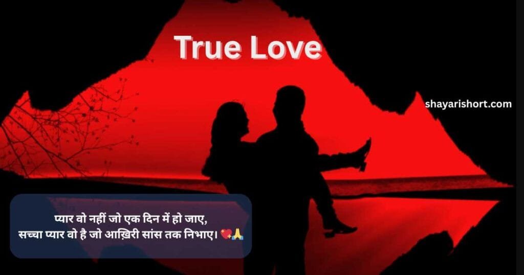 true love shayari