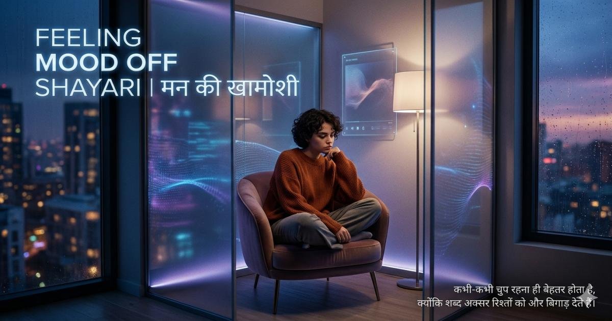 50+ Best Feeling Mood Off Shayari in Hindi: अपने दिल का हाल बयां करें