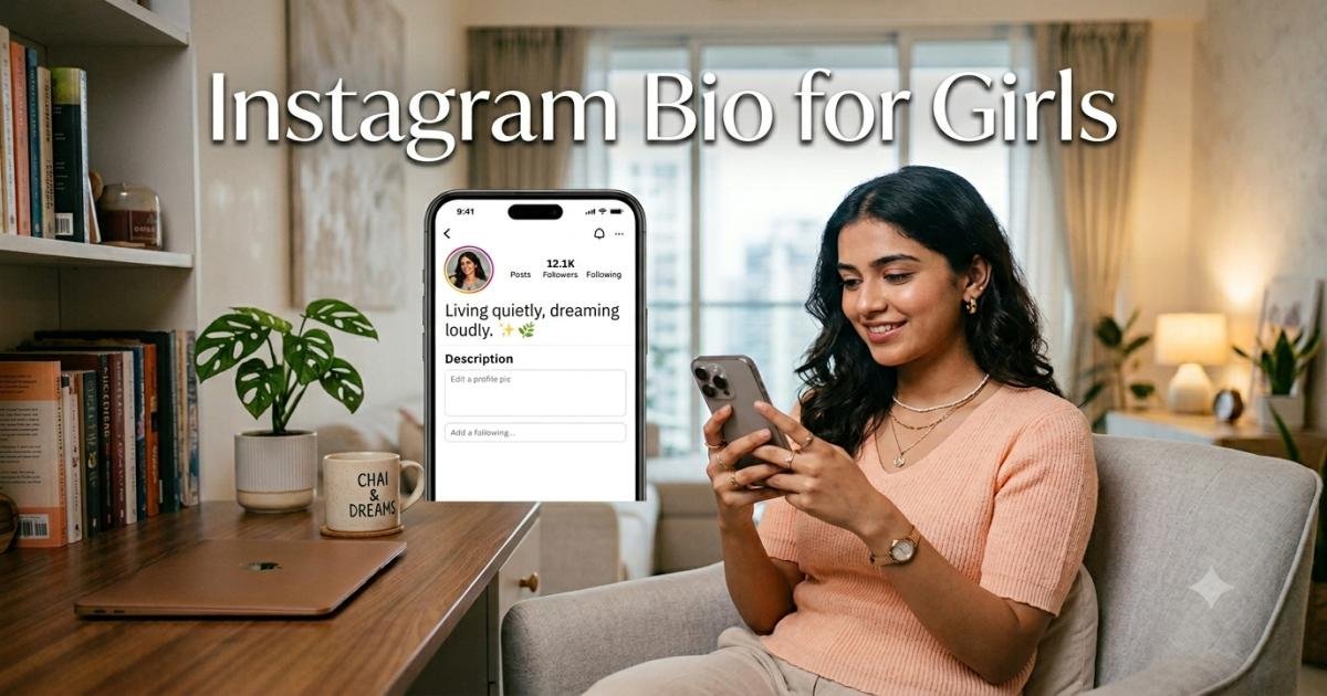 Modern Instagram Bio for Girls: 330+ Latest Ideas (Ready to Copy & Paste)