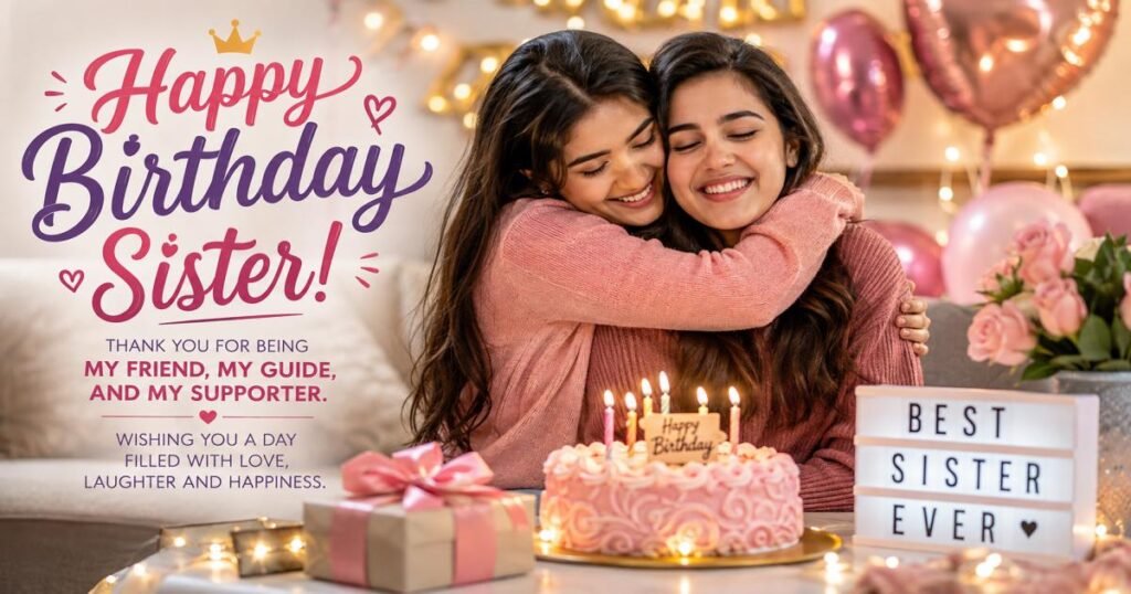 250+ Birthday Wishes for Sister: Heartfelt & Funny Messages
