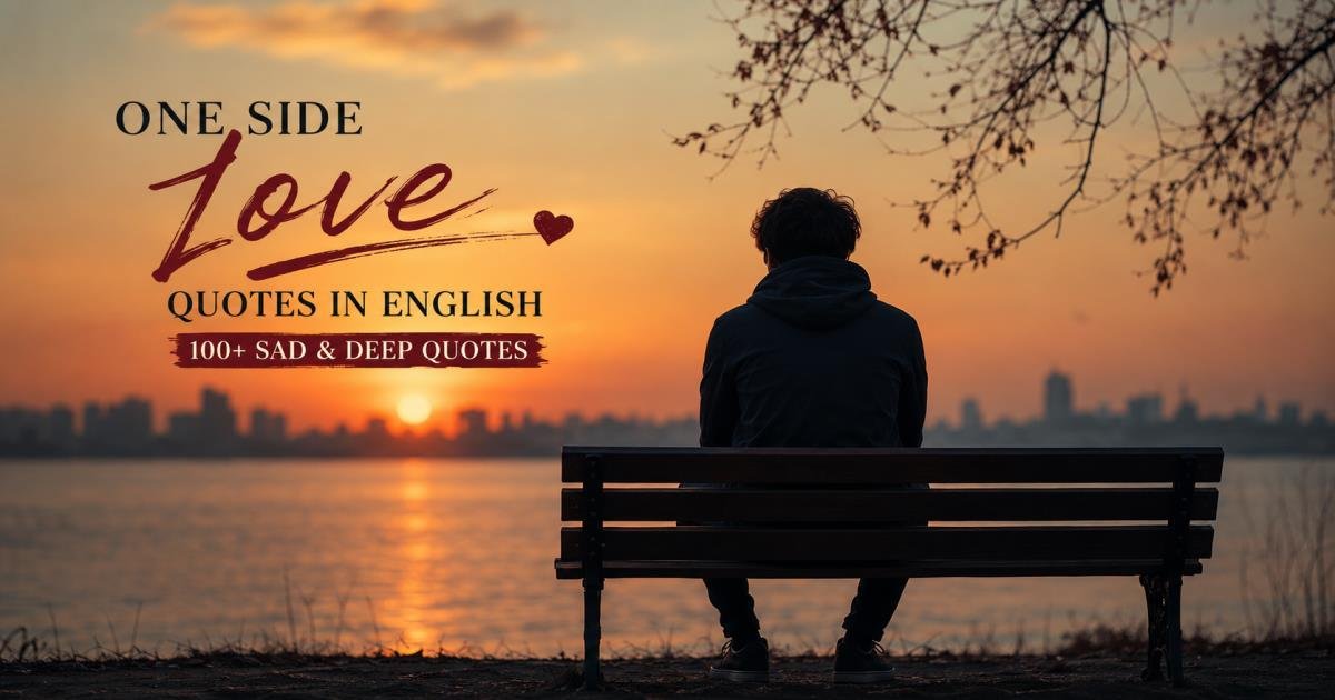 One Side Love Quotes in English: 190+ Sad & Deep Quotes