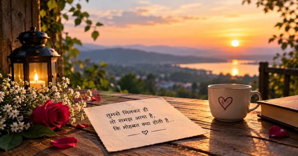Pyar Shayari in Hindi with romantic and heart-touching verses