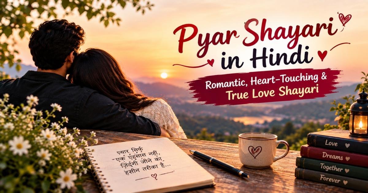 Pyar Shayari in Hindi: 250+ Romantic, Heart-Touching & True Love Shayari