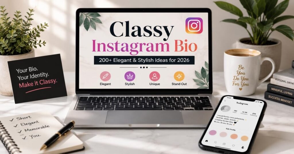 Classy Instagram Bio: 200+ Elegant & Stylish Ideas for 2026