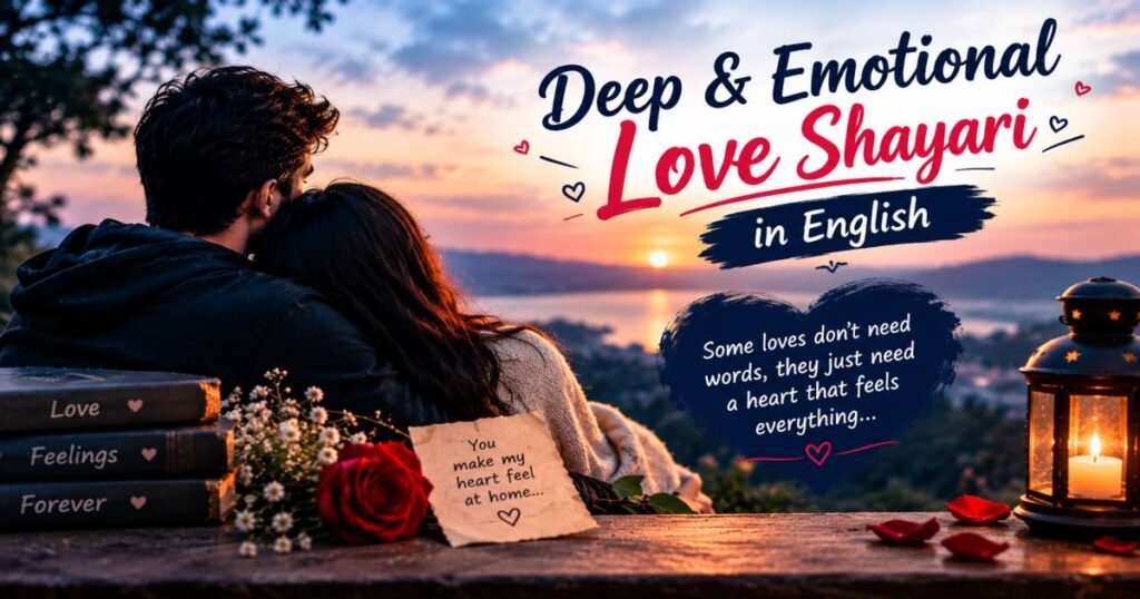 Shayari Love ❤❤❤ English: Best 250+ Romantic & Heart-Touching