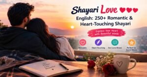 Shayari Love ❤❤❤ English: 250+ Romantic & Emotional Shayari